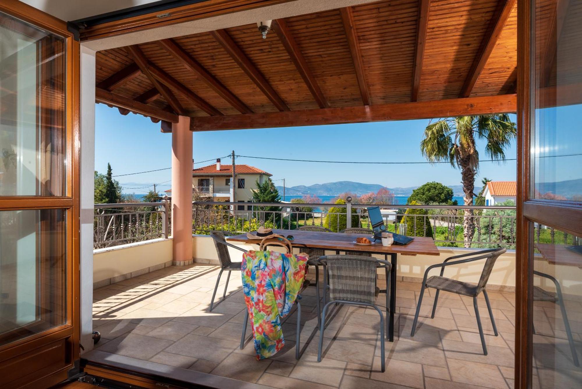 Christina'S Twin Palm Trees House Apartamento Agria Exterior foto