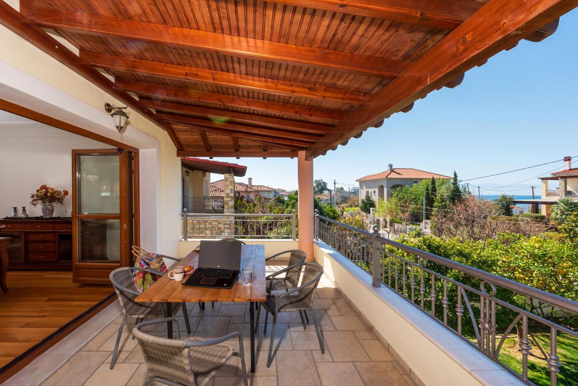 Christina'S Twin Palm Trees House Apartamento Agria Exterior foto